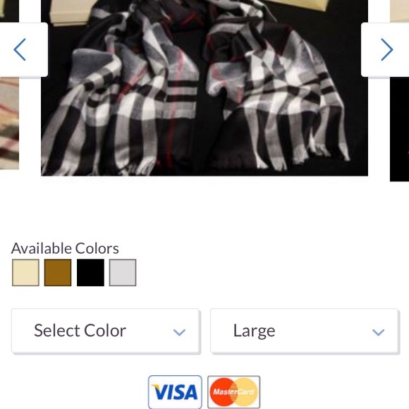 BEWARE Burberry Scarf Scarves - Picture 4 of 8